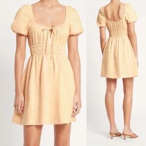 Faithfull the Brand Linen Calabria Dress Mini